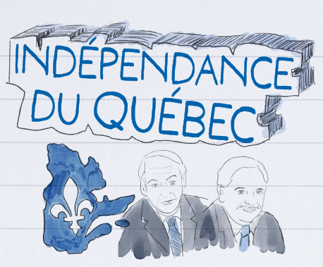 Info Doodle: Indépendance du Québec
